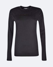 Dsquared2 T-Shirt S75GC0939 964 - SanShopLuxury - -50%, 2018, Abbigliamento, Autunno/Inverno, Donna, Dsquared2, FW18, Manica lunga, Nero, Outlet, T-Shirt, Ultimo, XS