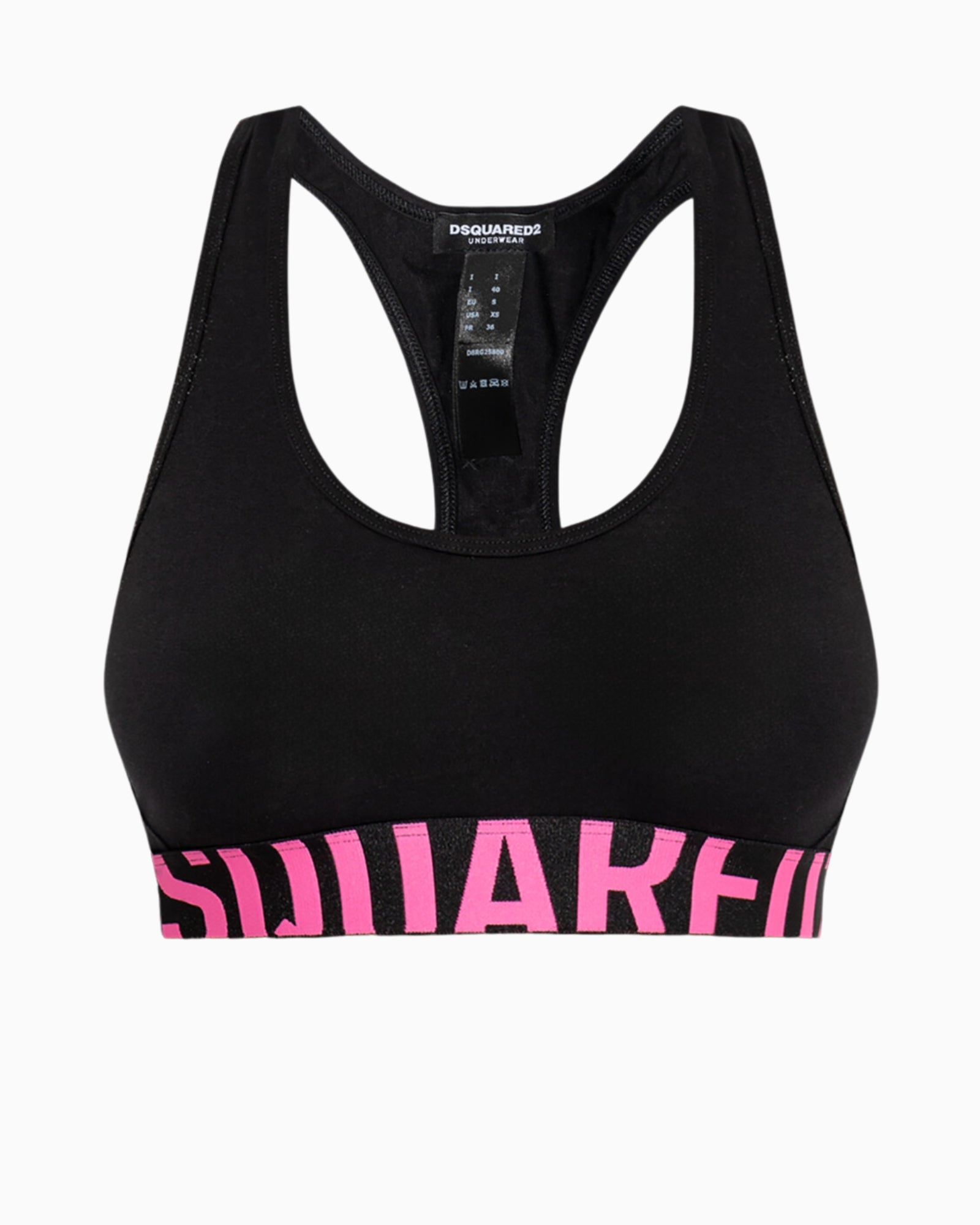 Dsquared2 Top D8RG25860-006 - SanShopLuxury - 2025, 2°, 3°, 4°, 5°, Abbigliamento, Activewear, Donna, Dsquared2, Idoneo, Nero, New, Primavera/Estate, SS25, Top