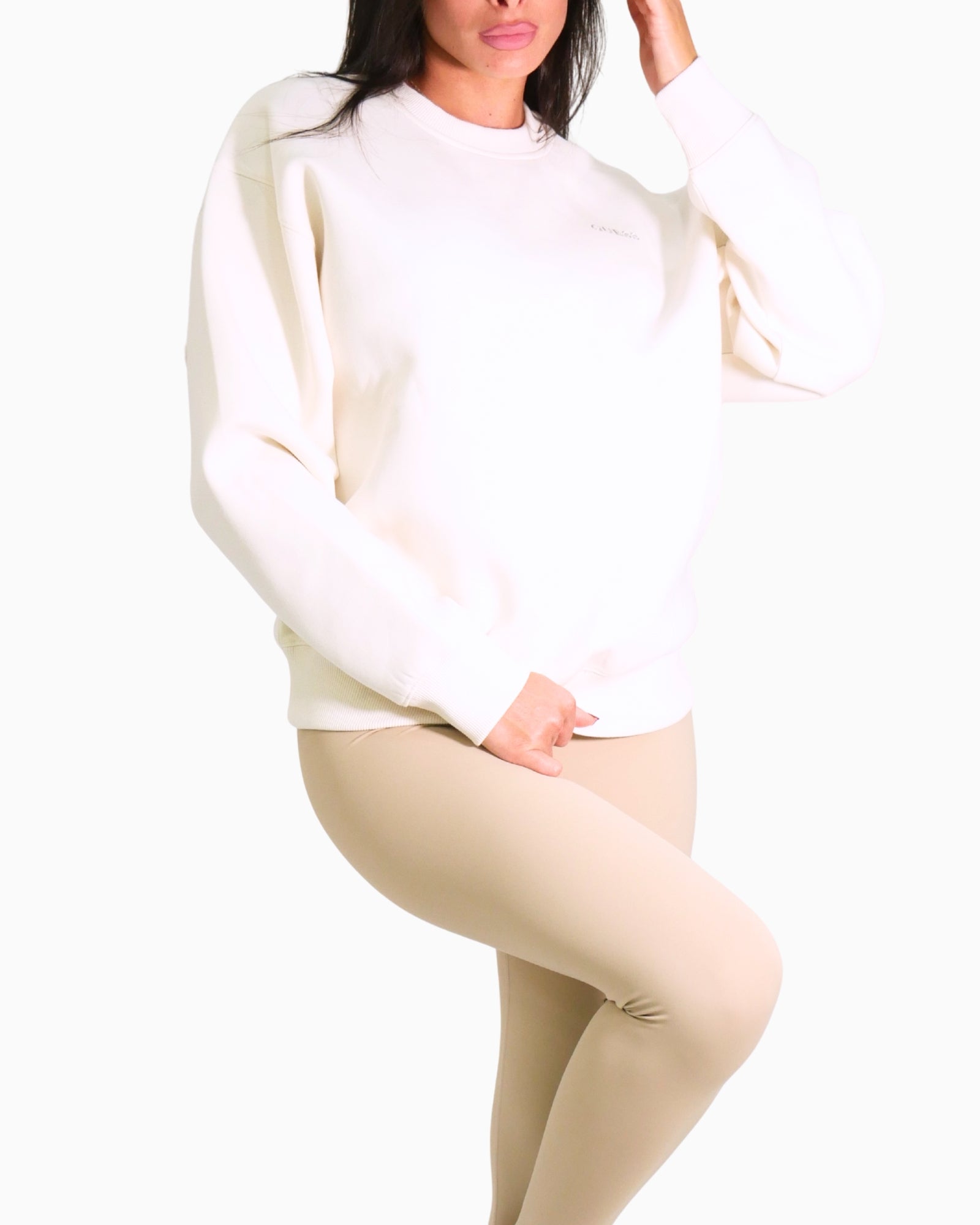 Guess Felpa V5BQ05 K1971 D001 - SanShopLuxury - 2025, Abbigliamento, Autunno/Inverno, Bianco, Donna, Felpa, FW25, Guess, Idoneo, L, M, New, S, XL, XS