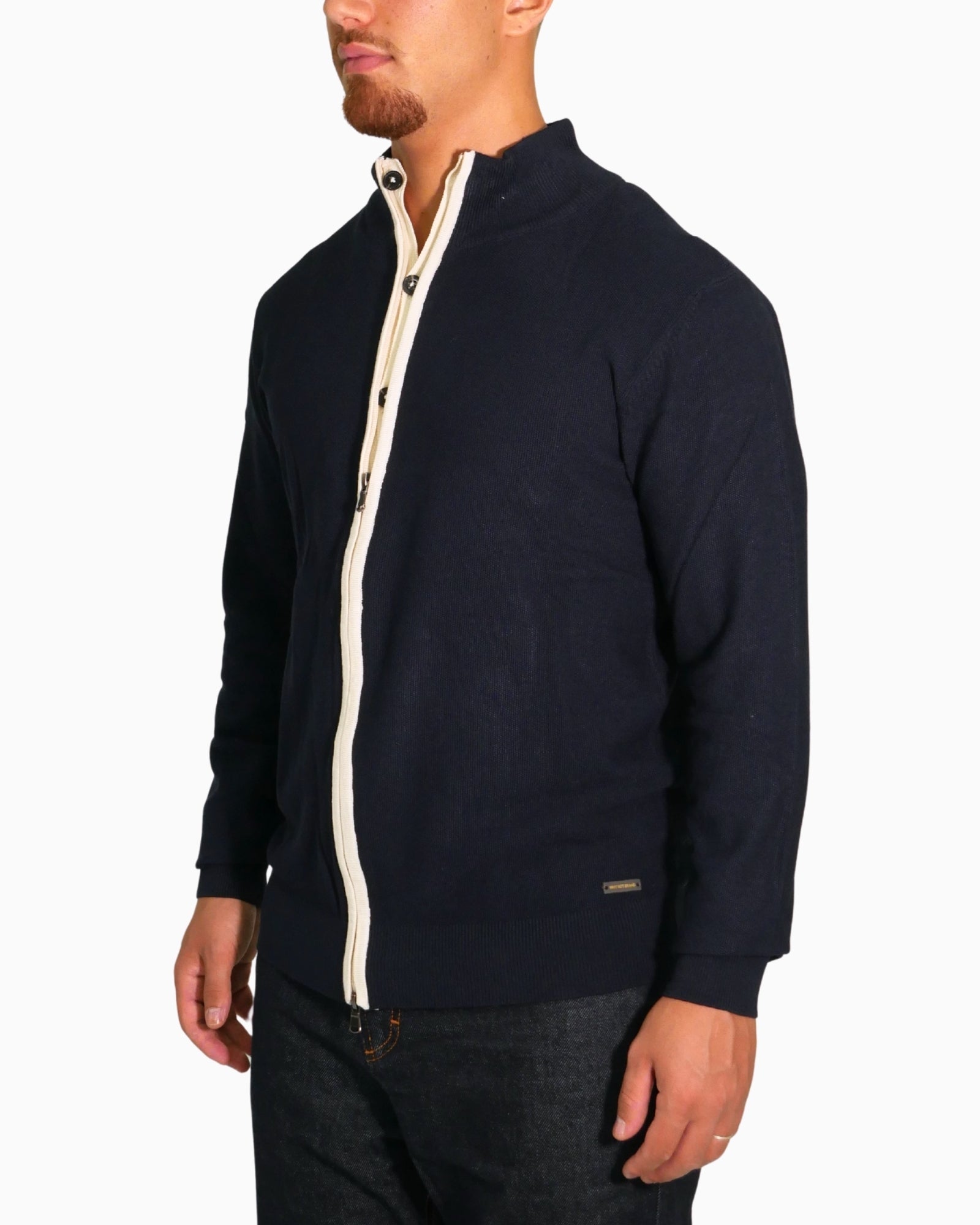 Why Not Brand Maglieria WNB11-STYLE09-BLU - SanShopLuxury - 2025, Abbigliamento, Autunno/Inverno, Blu, FW25, Idoneo, L, M, Maglieria, New, Uomo, Why Not Brand, XL, XXL