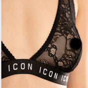 Dsquared2 Reggiseno D8R084380 - SanShopLuxury - 2023, Autunno/Inverno, Continuativo, Donna, Dsquared2, FW23, I, Idoneo, II, III, Intimo, IV, Nero, Outlet, Primavera/Estate, Reggiseno, V