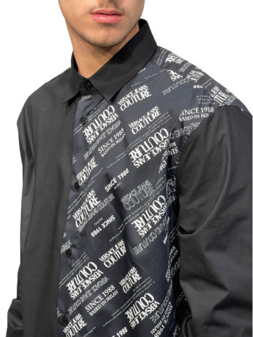 Versace Jeans Couture Camicie 71GAL2R2 NS004 - SanShopLuxury - -50%, 2021, 48, Abbigliamento, Autunno/Inverno, Bianco, Camicie, FW21, Nero, Outlet, Uomo, Versace Jeans Couture