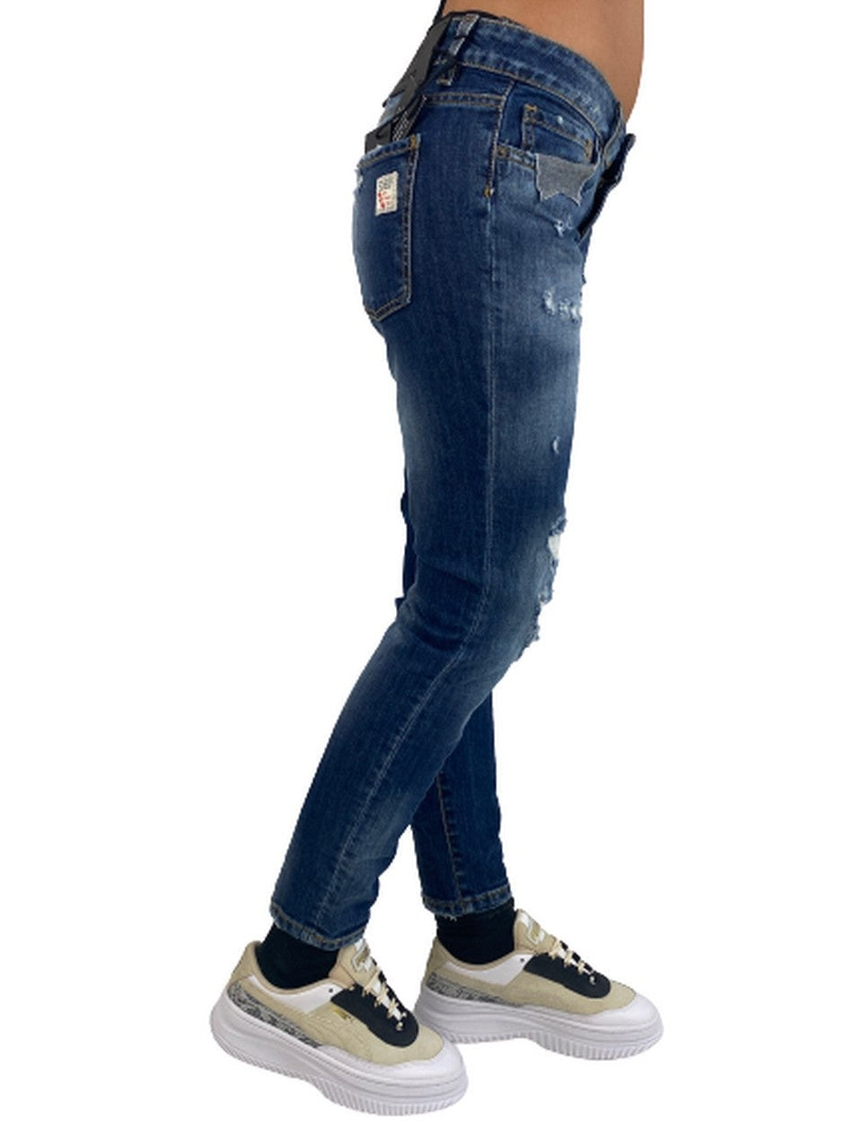 Inverno, Blu, Donna, Jeans, Outlet, SS19