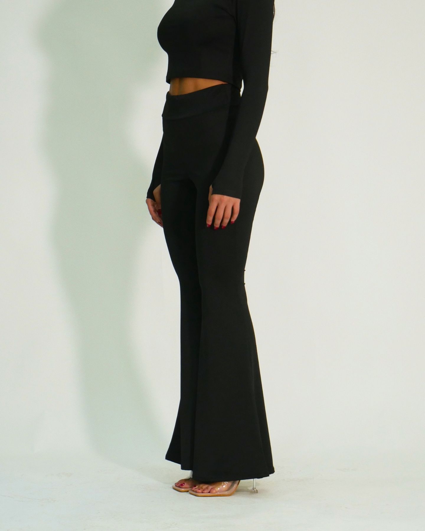 District Margherita Mazzei Pantalone ED75 0407 - SanShopLuxury - 2024, 40, 42, 44, 46, 48, A Zampa, Abbigliamento, Autunno/Inverno, District Margherita Mazzei, Donna, FW24, Idoneo, Nero, Outlet, Pantalone