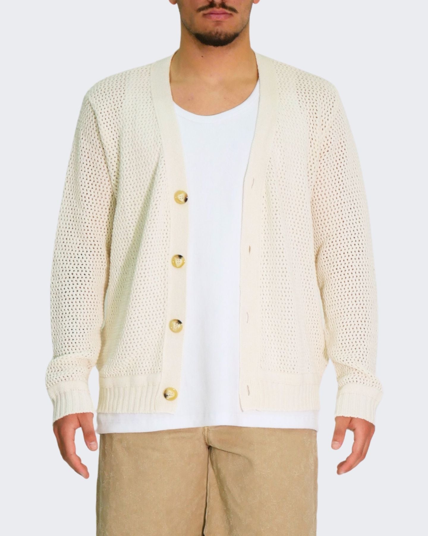Gavensemble Maglieria JACK1000-B - SanShopLuxury - 2024, Abbigliamento, Beige, Cardigan, Gavensemble, Idoneo, L, M, Maglieria, Outlet, Primavera/Estate, S, SS24, Uomo, XL, XXL