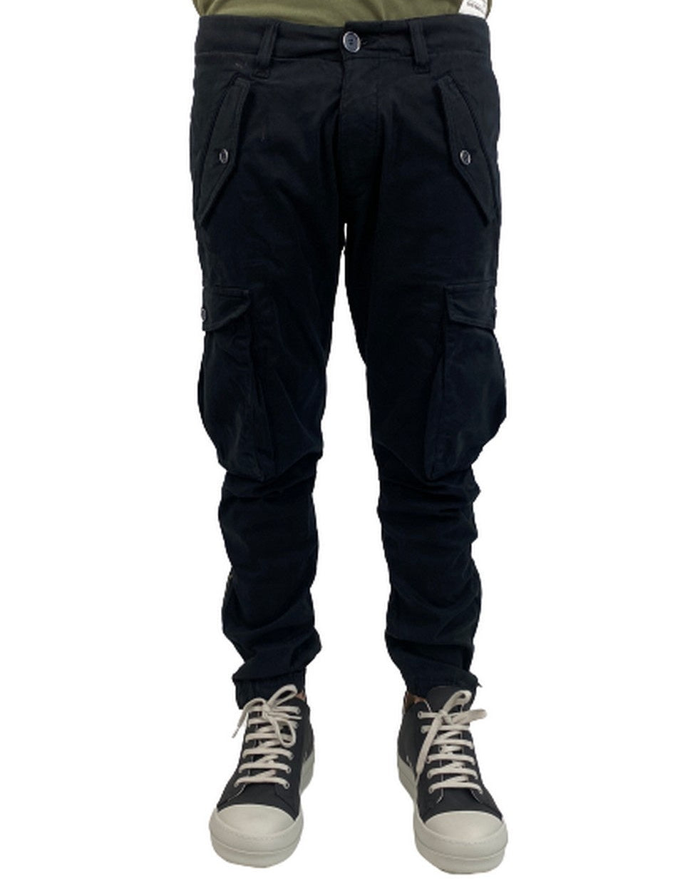 Inverno, FW18, Nero, Outlet, Pantalone, Takutea, Uomo