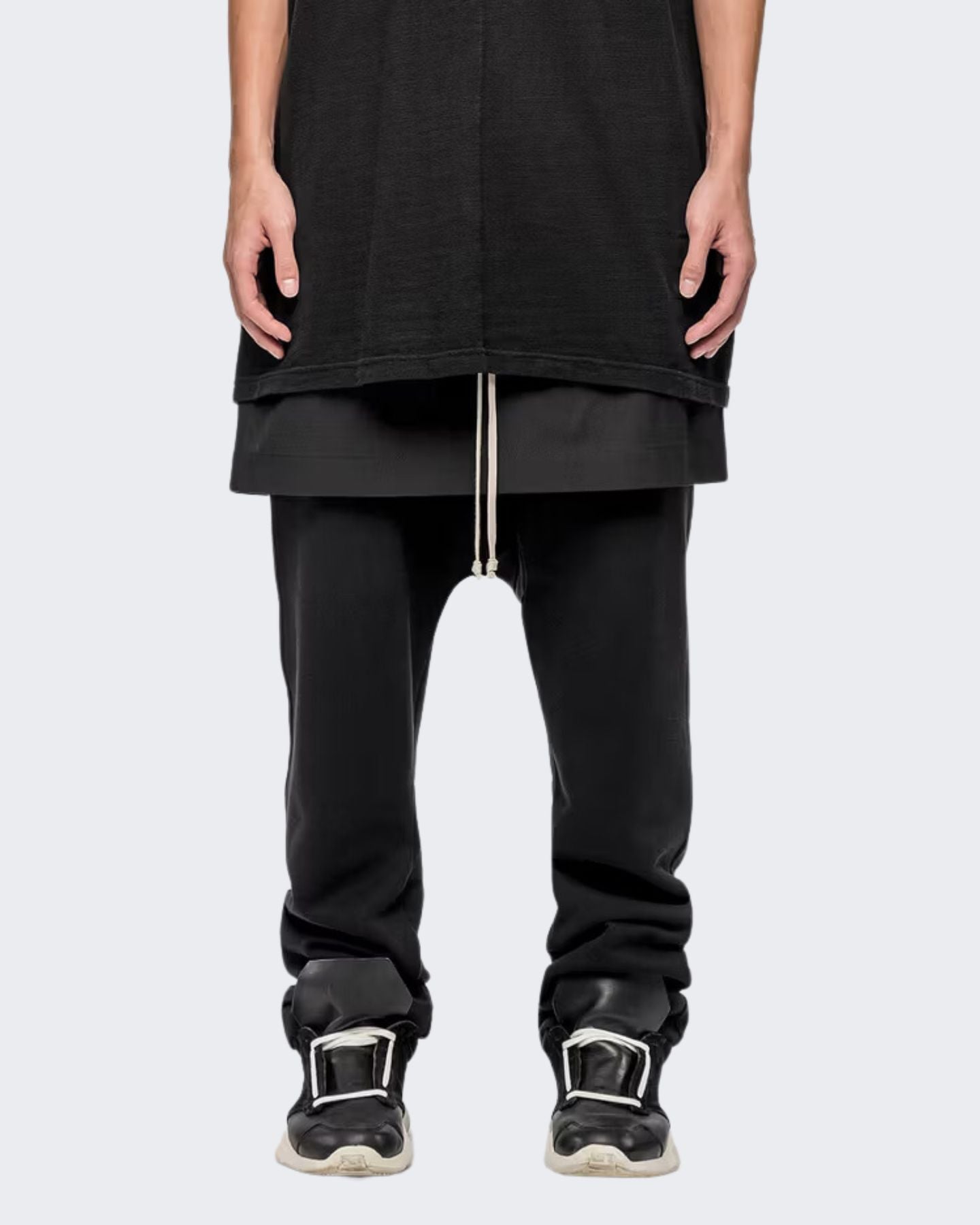 Rick Owens Drkshdw Pantatuta DU17F2375/TEF09 - SanShopLuxury - -70%, 2017, Abbigliamento, Autunno/Inverno, FW17, L, Nero, Outlet, Pantatuta, Rick Owens Drkshdw, Uomo, XL, XXL