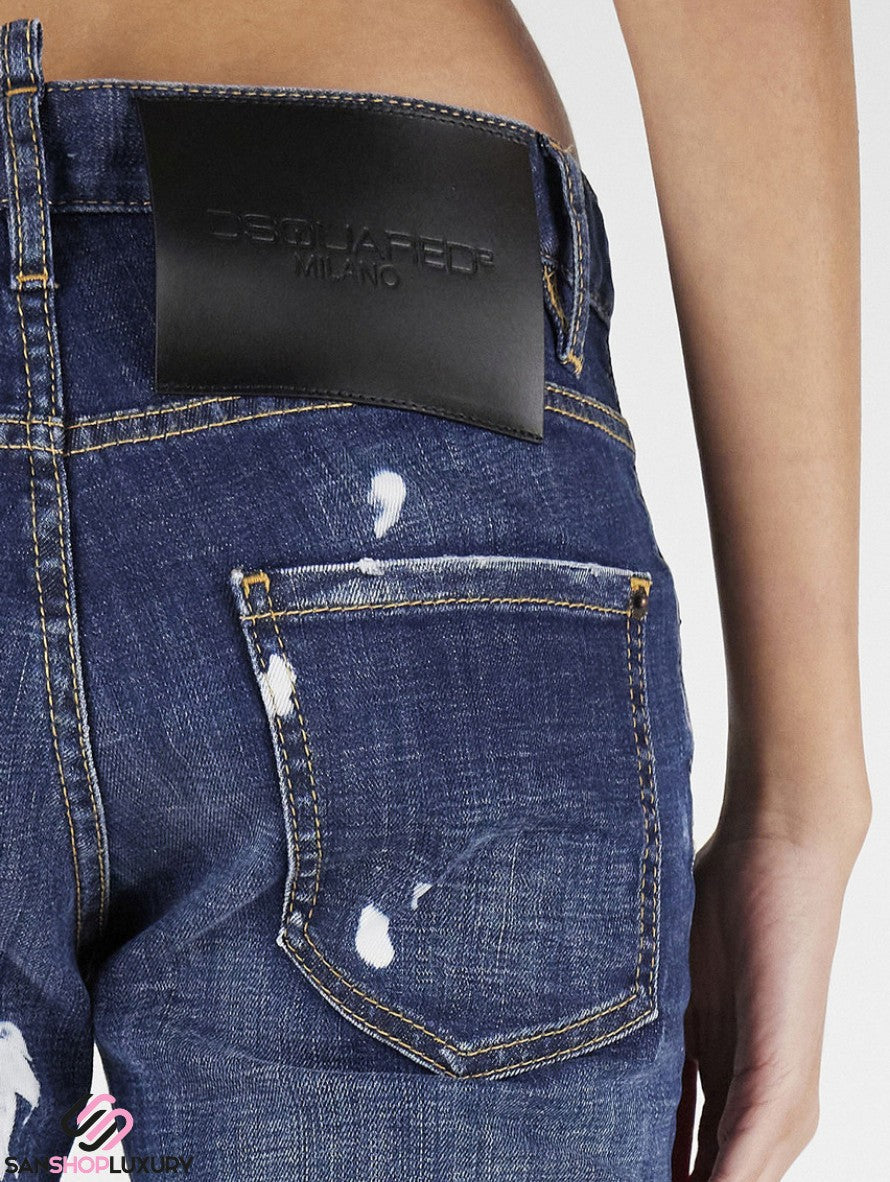Dsquared2 Jeans S75LB0525 S30342 470 - SanShopLuxury - -50%, 2021, 40, 42, 44, 46, Abbigliamento, Autunno/Inverno, Blu, Donna, Dsquared2, FW21, Jeans, Outlet