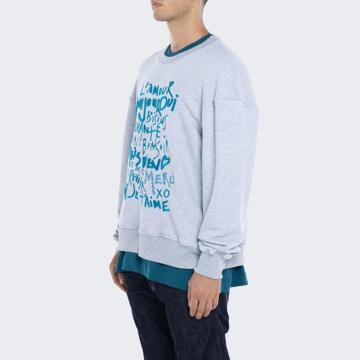 Inverno, Felpa, FW23, Gavensemble, Girocollo, Grigio, Outlet, Uomo, XL, XXL