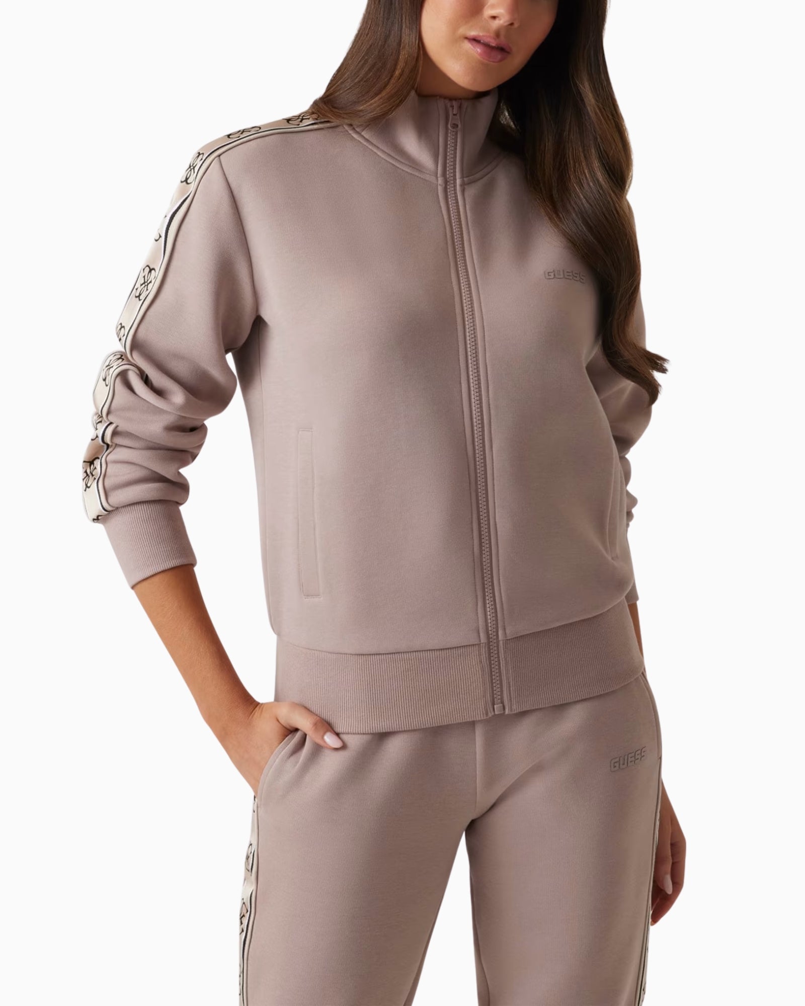 Inverno, Donna, Felpa, FW25, Guess, Idoneo, M, New, S, Taupe, XS