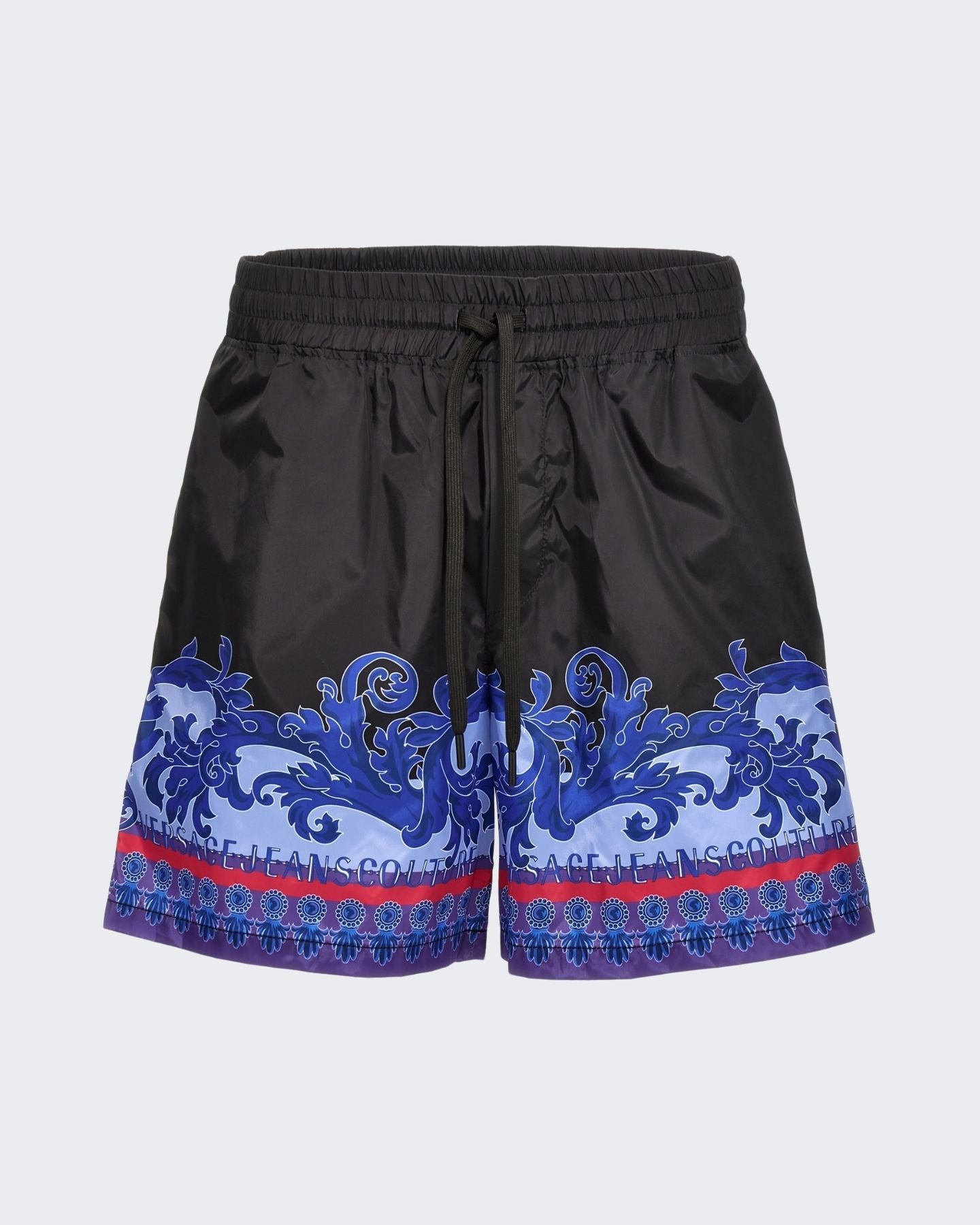 Versace Jeans Couture Costume 76GAD116/CQS87205 - SanShopLuxury - 2024, 46, 48, 50, 52, Abbigliamento, Beachwear, Costume, Idoneo, Nero-Blu, Outlet, Pantaloncino, Primavera/Estate, SS24, Uomo, Versace Jeans Couture