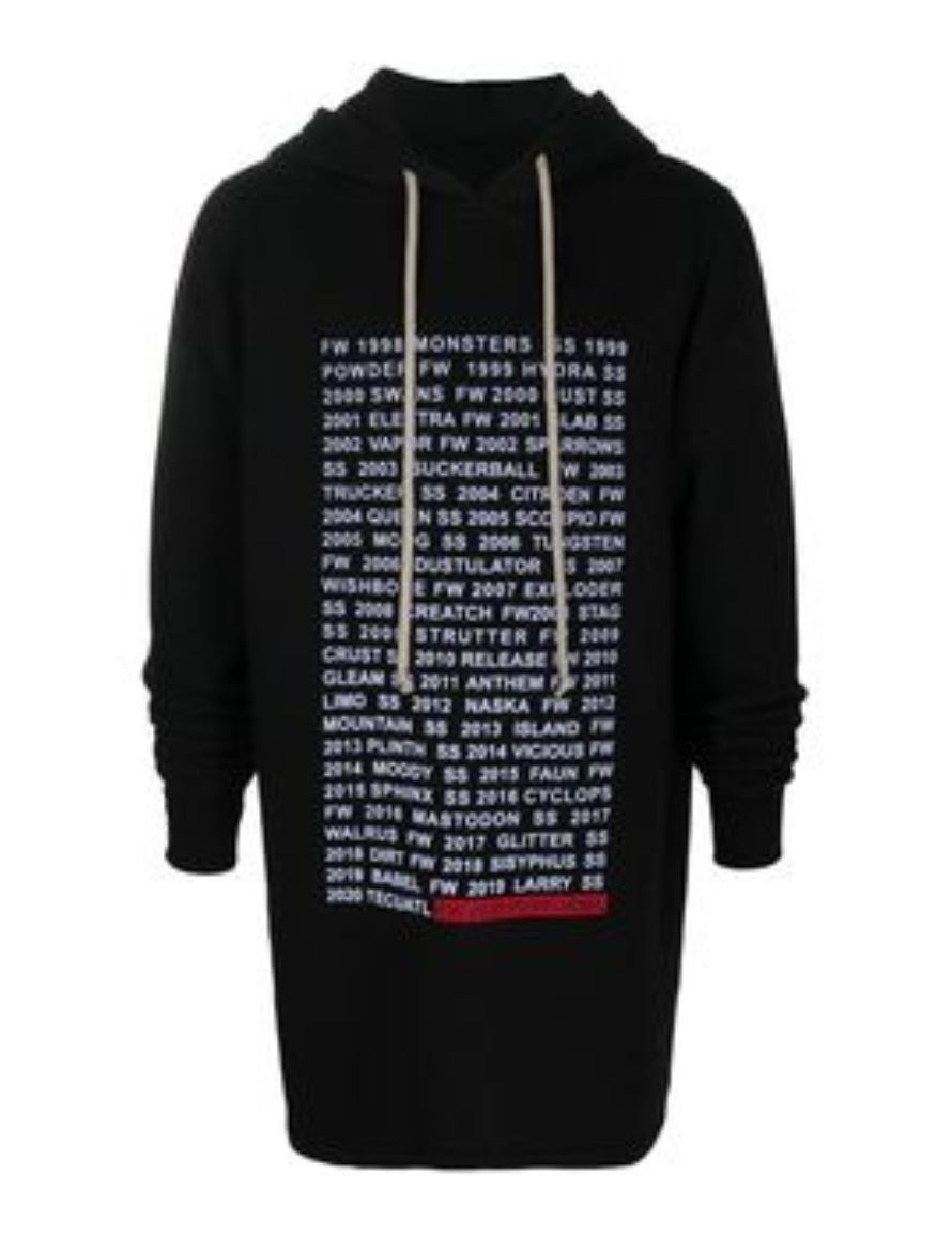 Inverno, Felpa, FW20, L, M, Nero, Outlet, Rick Owens Drkshdw, Uomo, XL