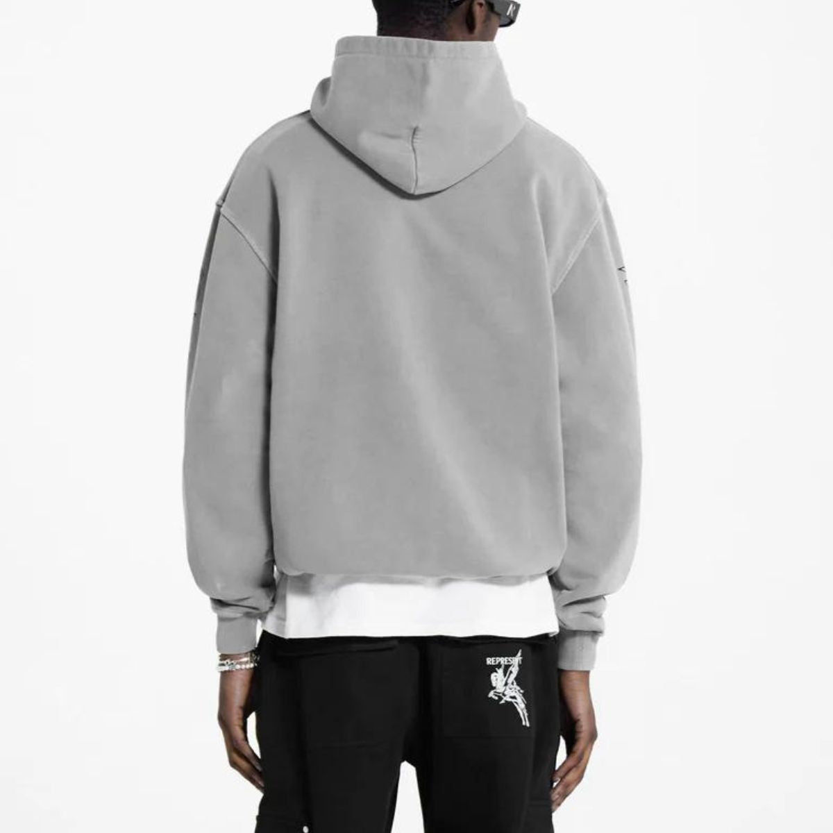 Represent Felpa MH4027 - SanShopLuxury - 2023, Abbigliamento, Autunno/Inverno, Con Cappuccio, Felpa, FW23, Grigio, Idoneo, L, M, Outlet, Represent, S, Uomo, XL