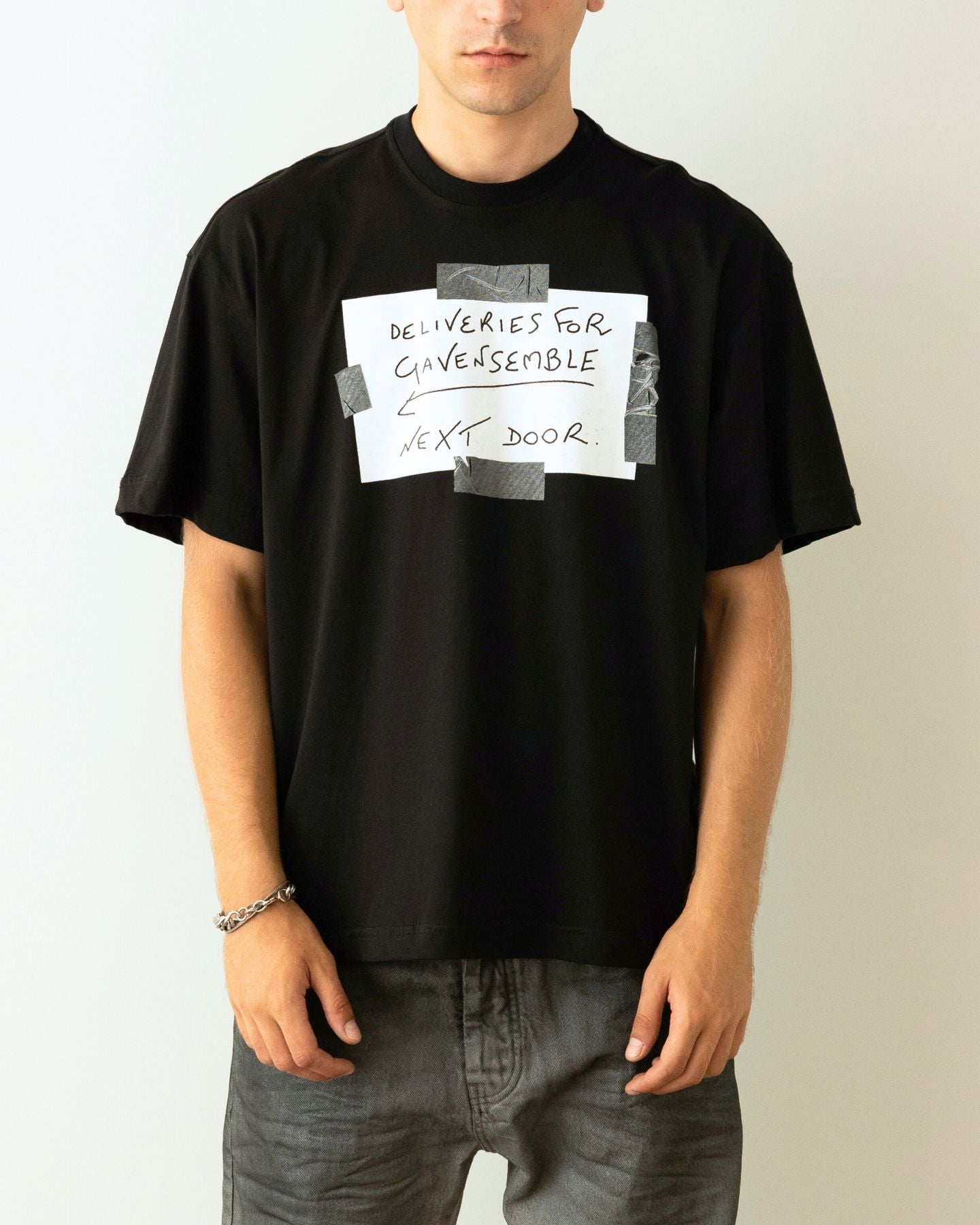 Gavensemble T-Shirt TEE100-N - SanShopLuxury - 2024, Abbigliamento, Autunno/Inverno, Continuativo, FW24, Gavensemble, Idoneo, L, M, Nero, Outlet, Primavera/Estate, S, T-Shirt, Uomo, XL, XXL