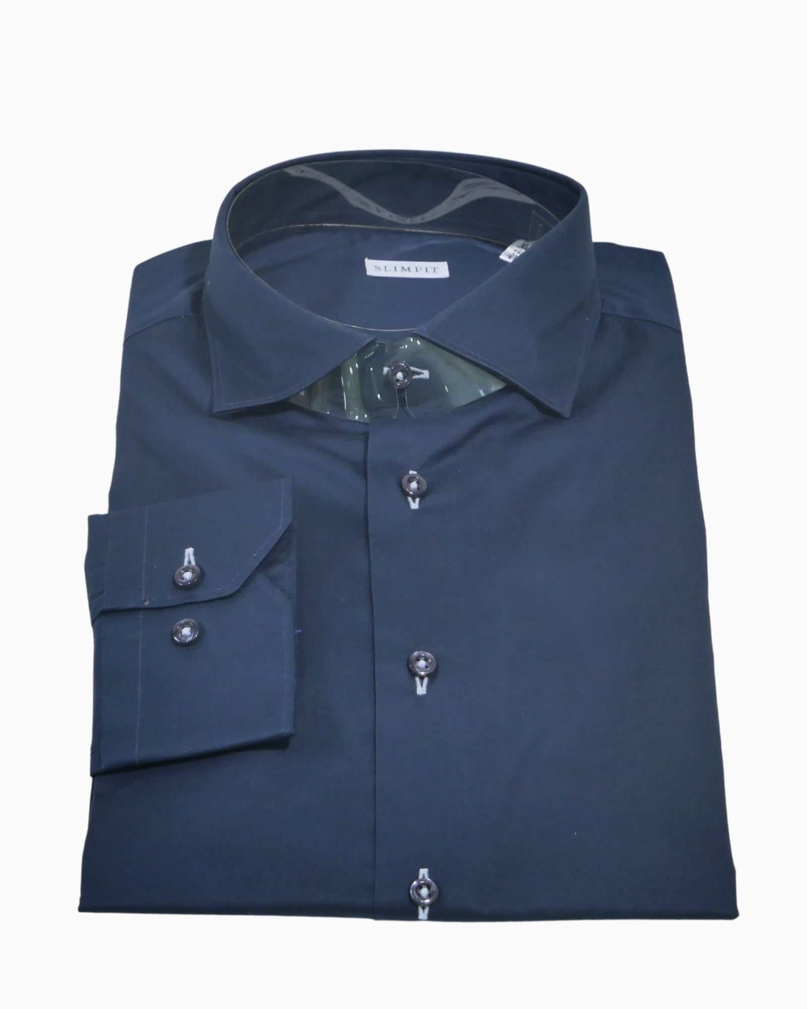 Sartoria Italiana Camicia 002-ROMA-24 - SanShopLuxury - 2019, 39, 40, 41, Abbigliamento, Autunno/Inverno, Blu, Camicia, Carry Over, Continuativo, Idoneo, New, Primavera/Estate, Sartoria Italiana, Uomo