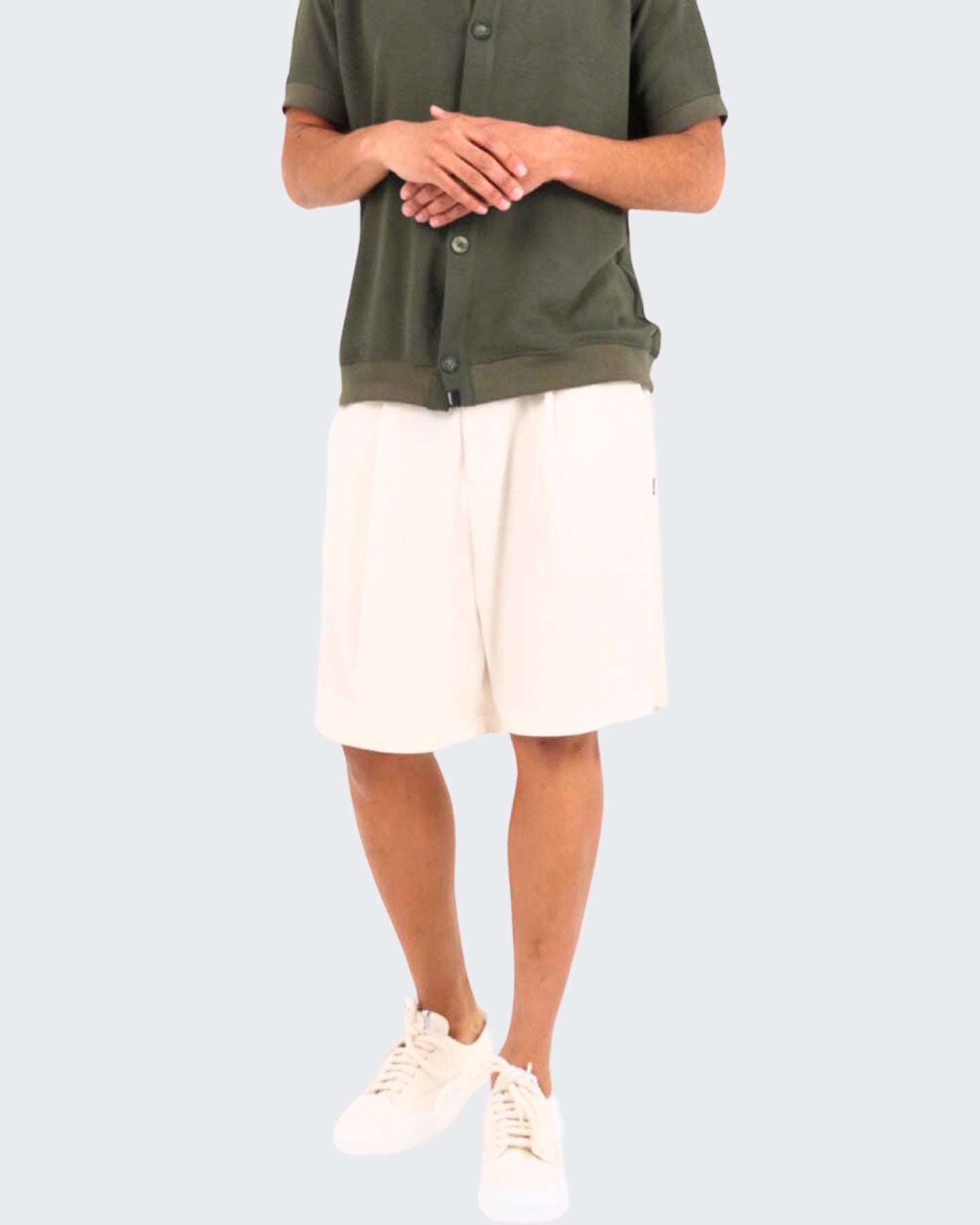 Asensyo Short PN 09 - SanShopLuxury - 2024, 46, 48, 50, 52, 54, Abbigliamento, Asensyo, Avorio, Idoneo, Outlet, Primavera/Estate, Short, SS24, Uomo