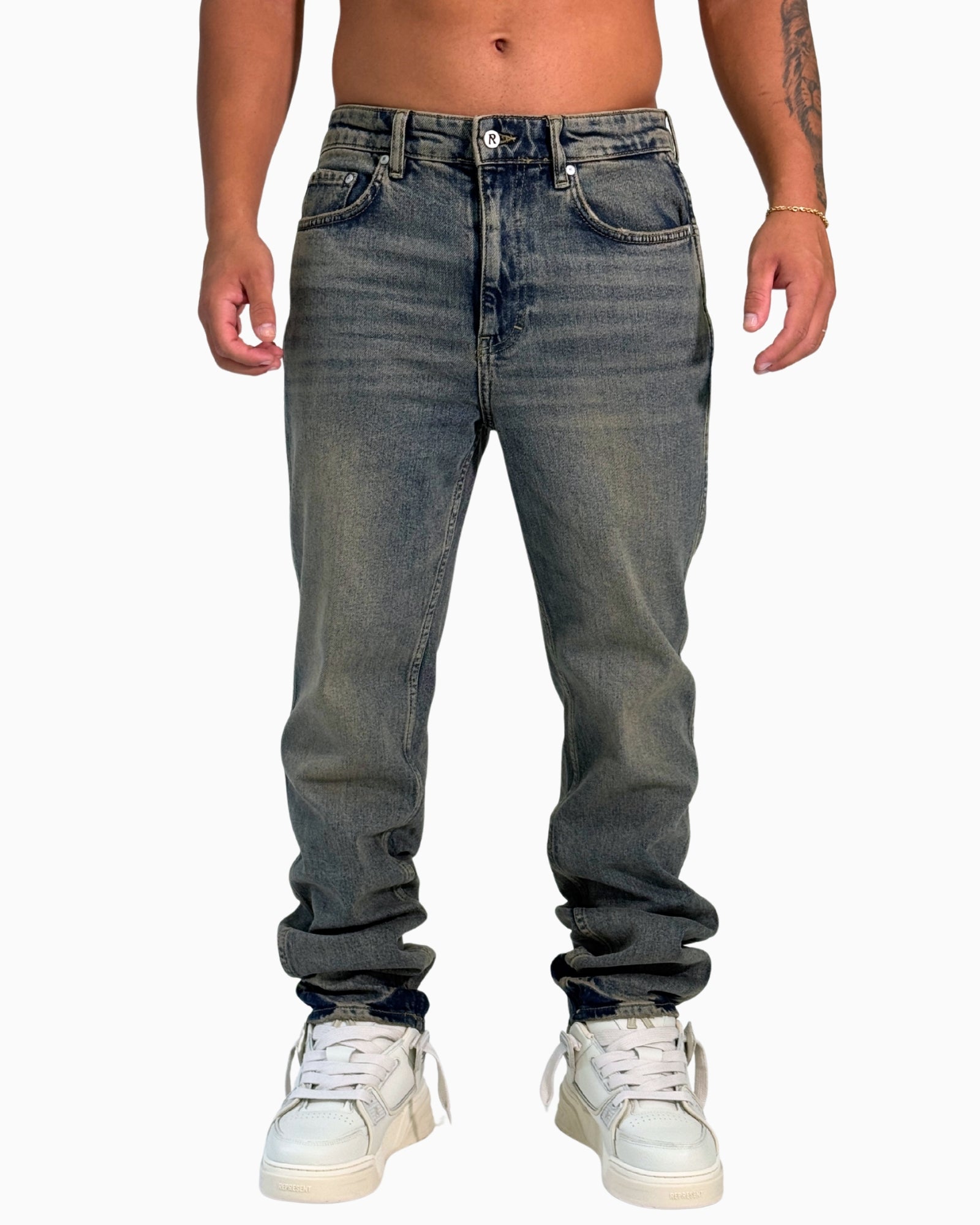 Inverno, Blu, FW25, Idoneo, Jeans, New, Represent, Uomo