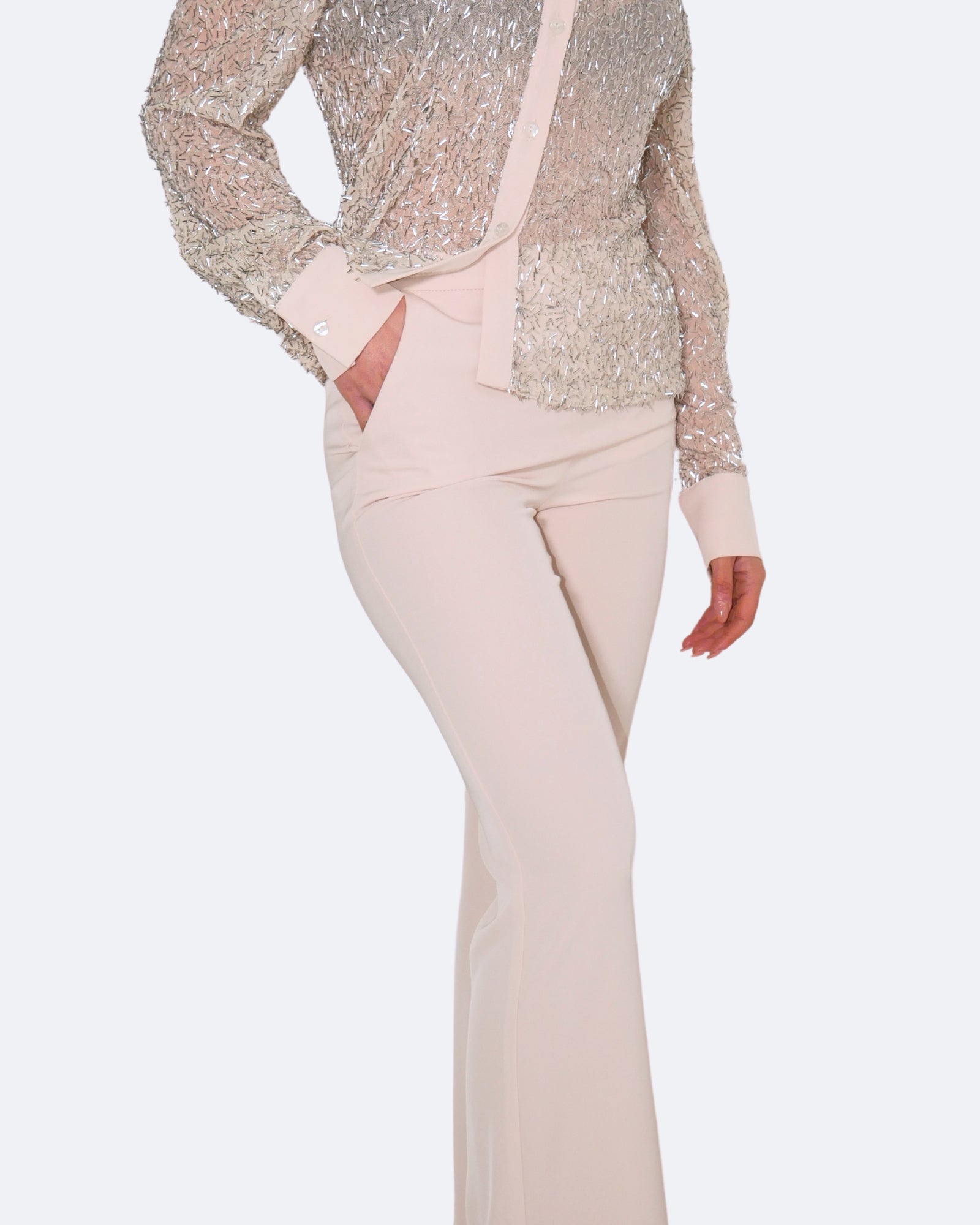 So Lavish Pantalone P4054-A - SanShopLuxury - 2024, 38, 40, 42, 44, 46, Abbigliamento, Autunno/Inverno, Avorio, Continuativo, Donna, FW24, Idoneo, Outlet, Pantalone, Primavera/Estate, So Lavish