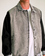 Chiodi Milano Giubbino 0252-NERO - SanShopLuxury - 2024, Abbigliamento, Chiodi Milano, Giubbino, Grigio-Nero, Idoneo, jeans, L, M, Outlet, Primavera/Estate, S, SS24, Uomo, XL, XXL, XXXL