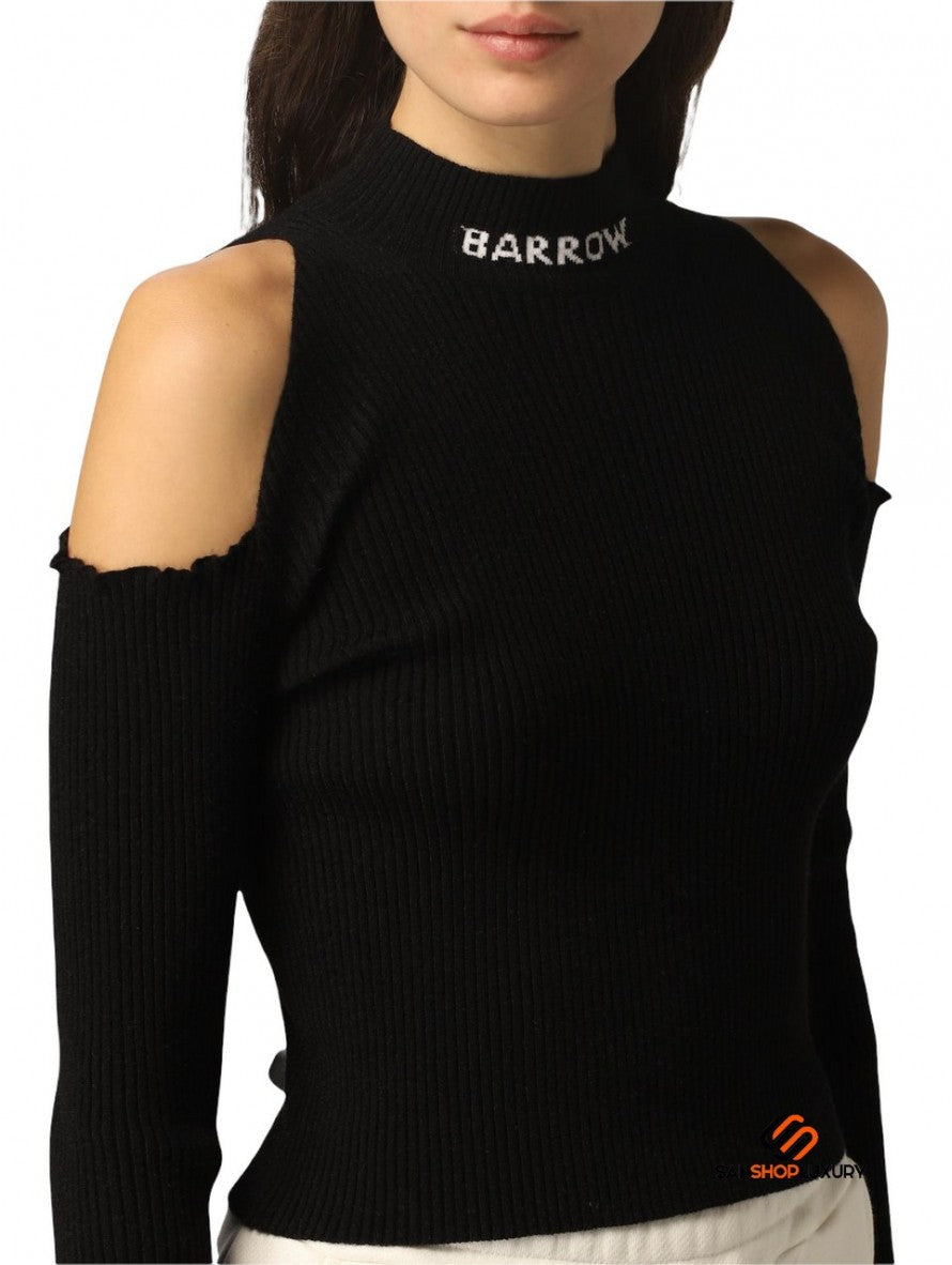 Barrow Maglieria 030058 - SanShopLuxury - -50%, 2021, Abbigliamento, Autunno/Inverno, Barrow, Donna, FW21, Giallo, L, M, Maglieria, Nero, Outlet, S