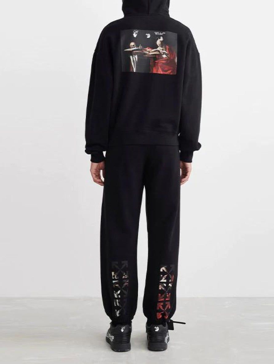 Pantatuta Off-White OMCH029C99FLE005 - SanShopLuxury - Abbigliamento, Autunno/Inverno, Carry Over, Continuativo, Idoneo, L, M, Nero, New, Off-White, Pantatuta, Primavera/Estate, S, Uomo, XL