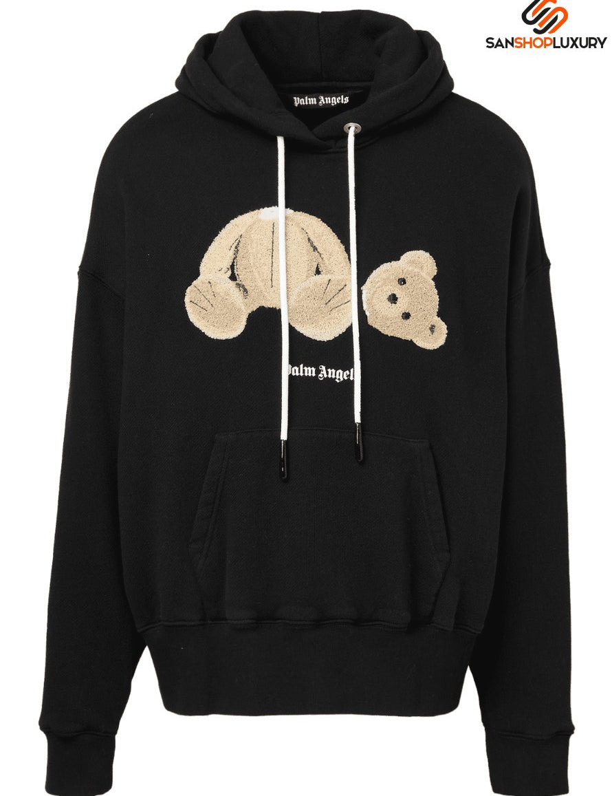 Inverno, Beige, Carry Over, Con Cappuccio, Felpa, Idoneo, L, M, Marrone, Nero, Outlet, Palm Angels, Uomo, XL