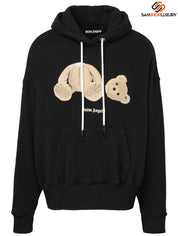 Felpa Palm Angels PMBB058F21FLE007 - SanShopLuxury - -50%, 2021, Abbigliamento, Autunno/Inverno, Beige, Carry Over, Con Cappuccio, Felpa, Idoneo, L, M, Marrone, Nero, Outlet, Palm Angels, Uomo, XL