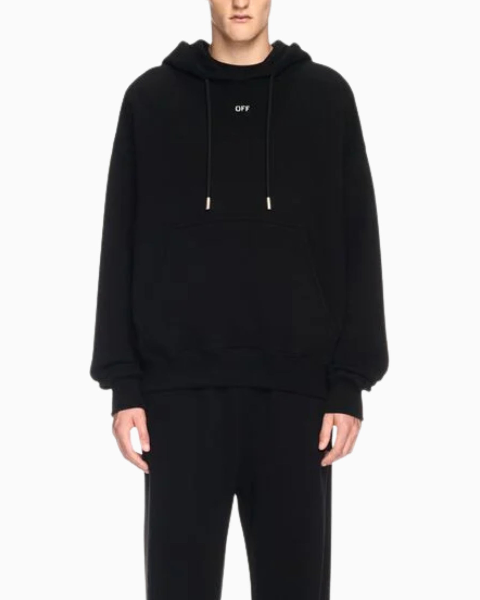 Off-White Felpa OMBB085S25FLE00L1041 - SanShopLuxury - 2025, Abbigliamento, Autunno/Inverno, Continuativo, Felpa, Idoneo, L, M, Nero, New, Off-White, Primavera/Estate, S, SS25, Uomo, XL