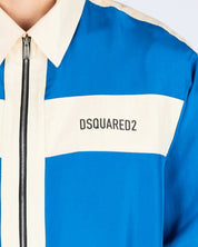Dsquared2 Camicia S74DM0786/S47223542 - SanShopLuxury - 2024, 44, 46, 48, 50, 52, Abbigliamento, Blu, Blu Royal, Camicia, Dsquared2, Giacca varsity, Giubbotteria, Idoneo, New, Outlet, Primavera/Estate, SS24, Ultimo, Uomo