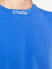 Heron Preston T-Shirt HMAA034F22JER001 - SanShopLuxury - 2022, Abbigliamento, Autunno/Inverno, Blu, FW22, Heron Preston, Outlet, S, T-Shirt, Ultimo, Uomo, XL