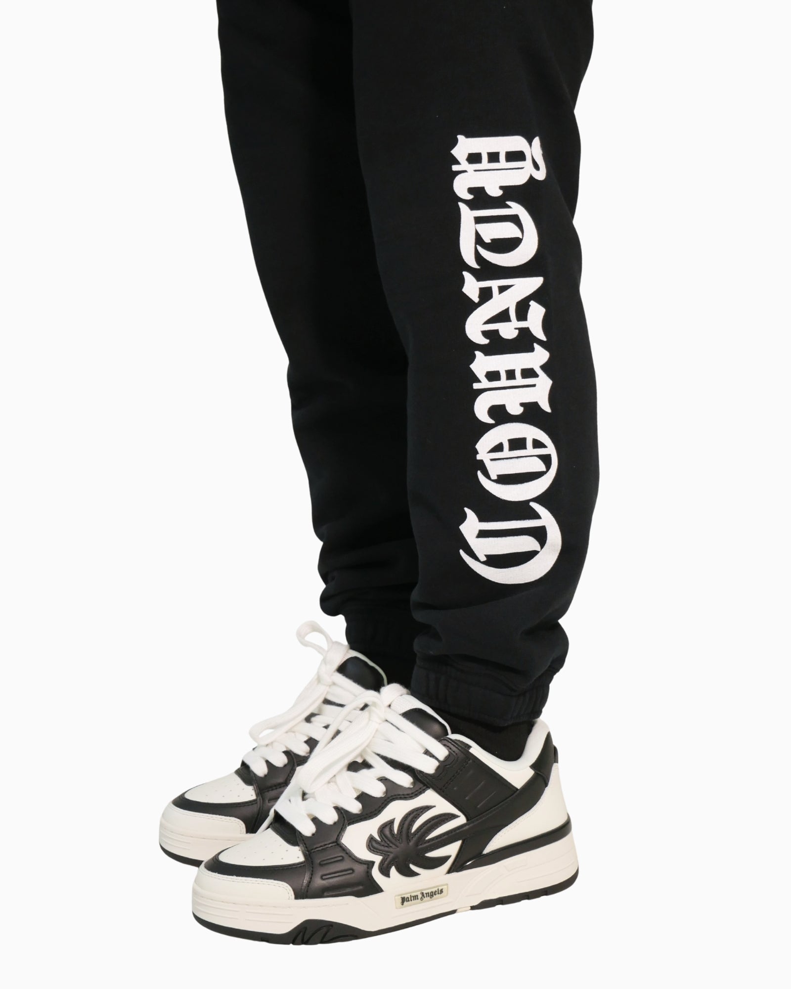 Marcelo Burlon Pantatuta CMCH001E18506087 - SanShopLuxury - -50%, 2018, Abbigliamento, Autunno/Inverno, FW18, L, Marcelo Burlon, Nero, Outlet, Pantatuta, Uomo