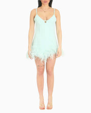 District Margherita Mazzei Abito 5GP68 0116 - SanShopLuxury - 2025, 40, 42, 44, 46, Abbigliamento, Abito, District Margherita Mazzei, Donna, Idoneo, New, Primavera/Estate, SS25, Verde acqua