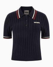 Guess T-Shirt Polo V5BP04 Z1152 A74A - SanShopLuxury - 2025, Abbigliamento, Autunno/Inverno, Blu, Donna, FW25, Guess, Idoneo, L, M, New, S, T-Shirt Polo