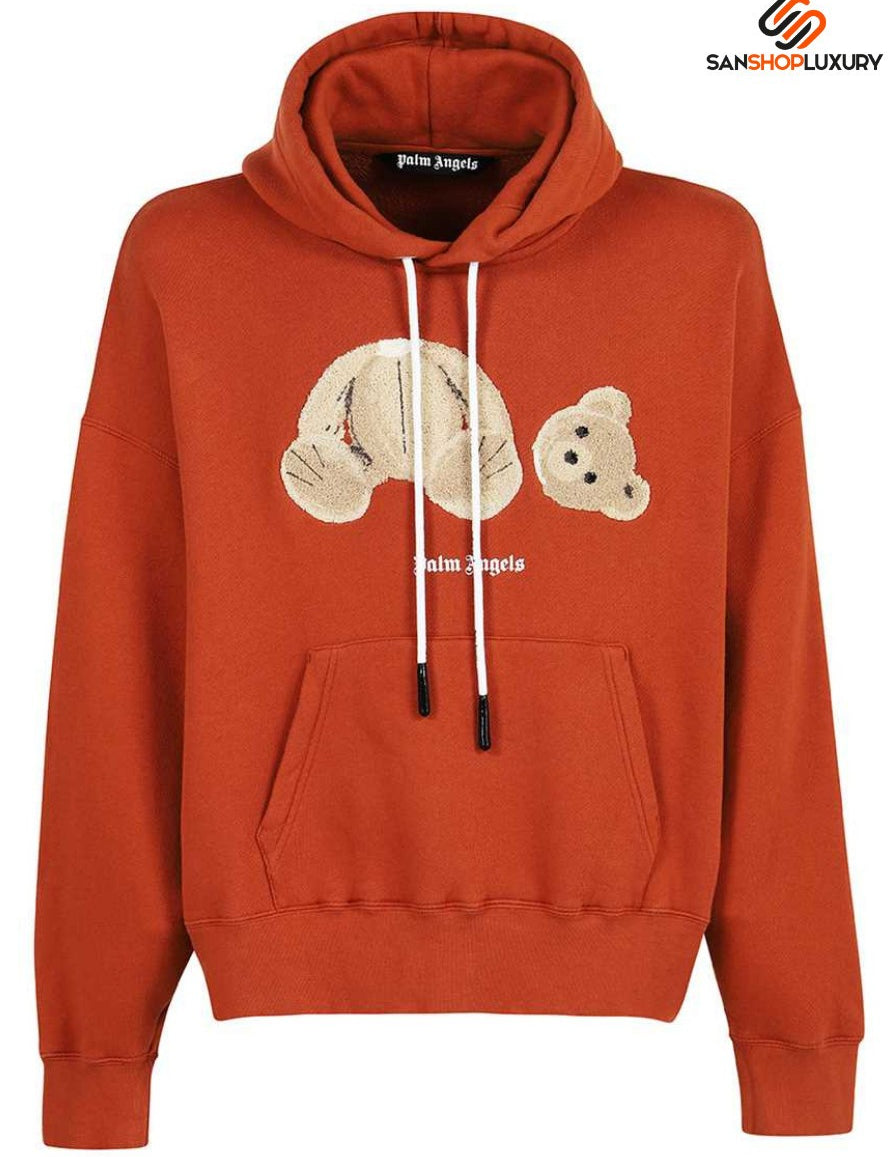 Inverno, Beige, Carry Over, Con Cappuccio, Felpa, Idoneo, L, M, Marrone, Nero, Outlet, Palm Angels, Uomo, XL