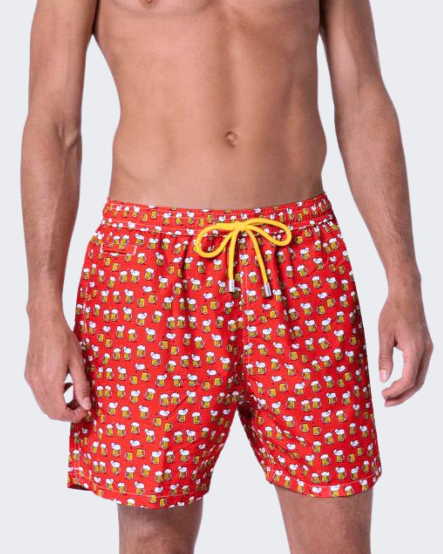 Mc2 Saint Barth Costume LIG0003-03677F - SanShopLuxury - Abbigliamento, Beachwear, Carry Over, Costume, Idoneo, L, Mc2 Saint Barth, New, Pantaloncino, Primavera/Estate, Rosso, Ultimo, Uomo