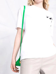 T-Shirt Off-White OWAA102C99JER001 - SanShopLuxury - Abbigliamento, Autunno/Inverno, Bianco, Carry Over, Continuativo, Donna, Idoneo, L, Nero, New, Off-White, Primavera/Estate, T-Shirt