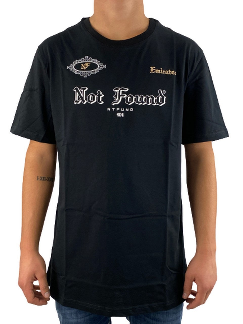 404 Not Found T-Shirt T-103 01 - SanShopLuxury - -50%, 2019, 404 Not Found, Abbigliamento, Autunno/Inverno, L, Nero, Outlet, SS19, T-Shirt, Uomo, XL, XXL