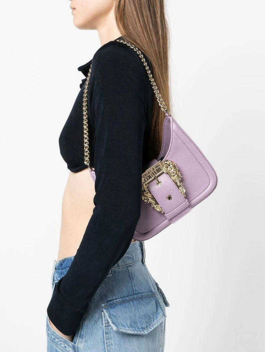 Versace Jeans Couture Borsa Da Spalla 74VA4BF5 ZS413 - SanShopLuxury - 2023, Accessori, Autunno/Inverno, Borsa Da Spalla, Continuativo, Donna, Idoneo, Lilla, Luna, Nero, Outlet, Primavera/Estate, SS23, Unica, Valigeria, Versace Jeans Couture