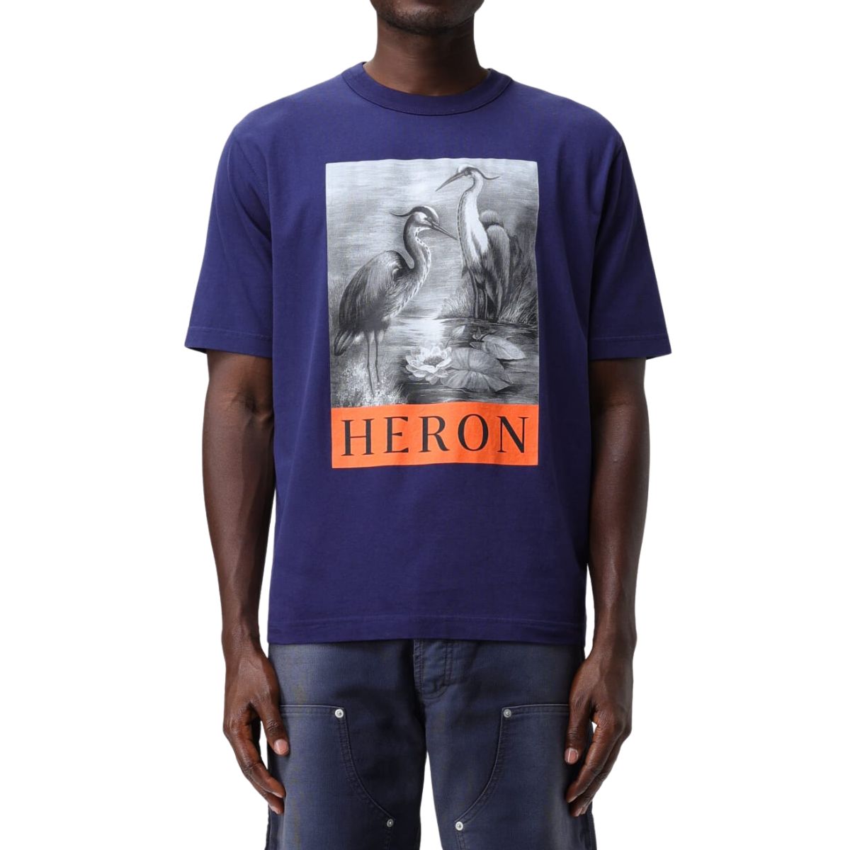 Heron Preston T-Shirt HMAA032F23JER002 - SanShopLuxury - 2023, Abbigliamento, Autunno/Inverno, Blu, FW23, Heron Preston, L, M, Outlet, S, T-Shirt, Uomo, XL