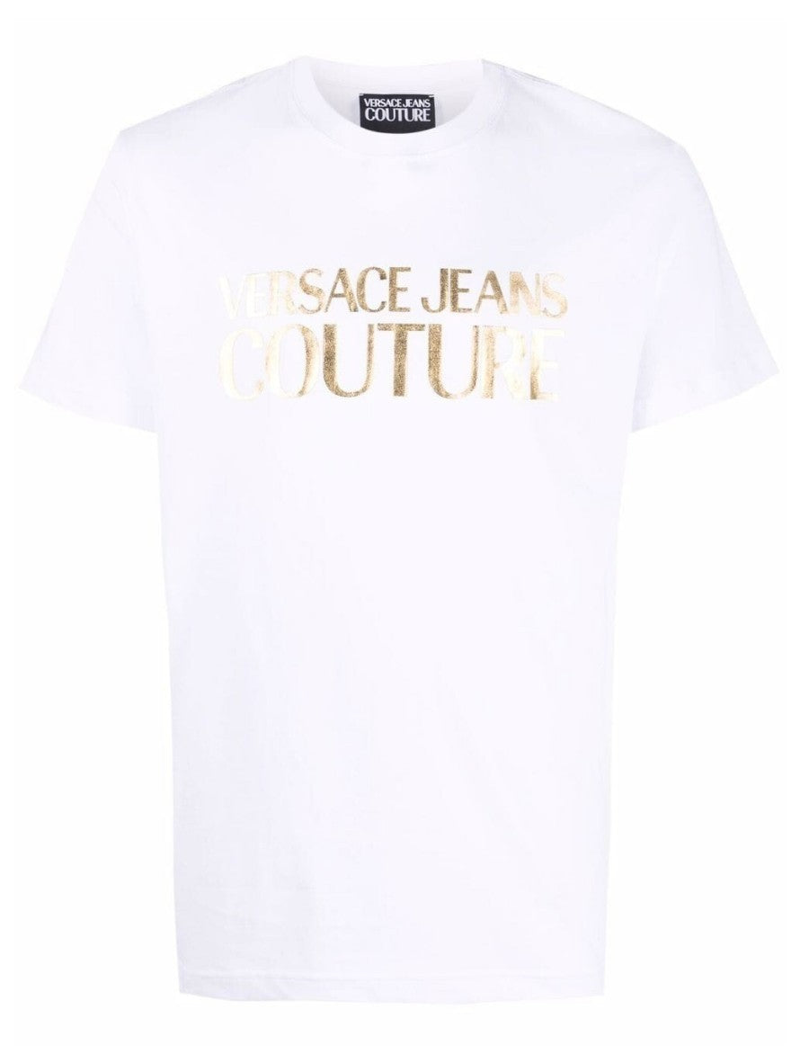 Versace Jeans Couture T-Shirt 72GAHT01 - SanShopLuxury - 2022, Abbigliamento, Bianco, Outlet, Primavera/Estate, SS22, T-Shirt, Ultimo, Uomo, Versace Jeans Couture, XL