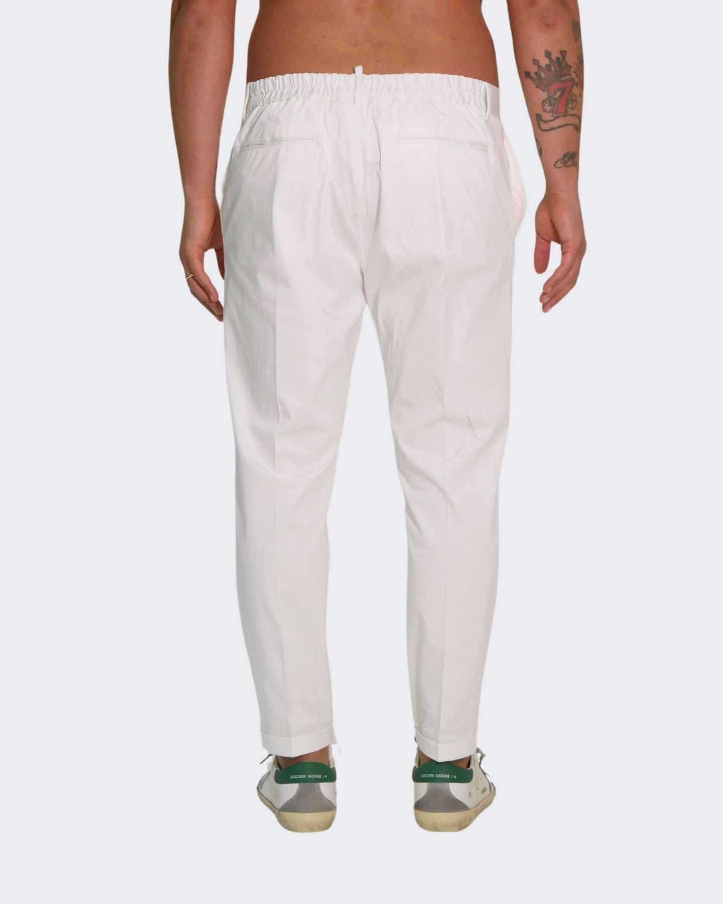 Chiodi Milano Pantalone SS24-0097-BIANCO