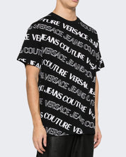 Versace Jeans Couture T-Shirt 76GAH6R0/JS296899 - SanShopLuxury - 2024, Abbigliamento, Idoneo, L, M, Nero, Outlet, Primavera/Estate, S, SS24, T-Shirt, Uomo, Versace Jeans Couture, XL, XXL