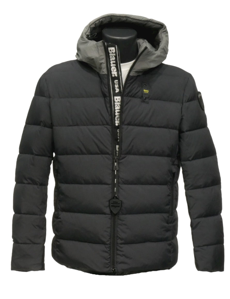 Inverno, Blauer, FW22, Giubbino, L, M, Nero, Outlet, Uomo, XL