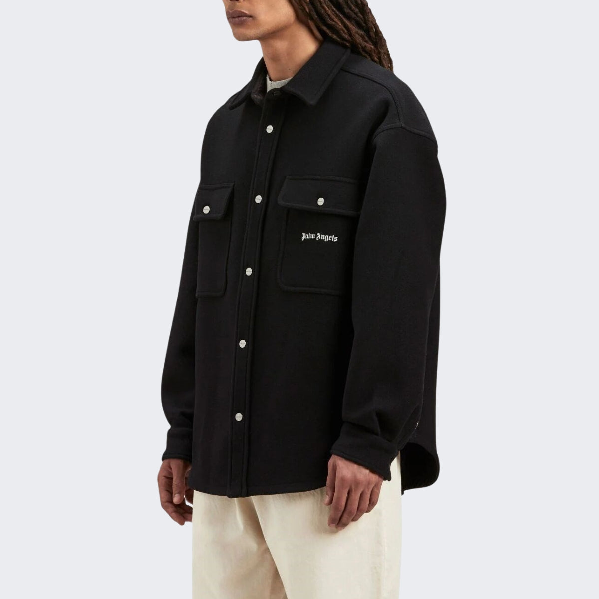 Palm Angels Giubbino PMES012F23FAB002 1001 - SanShopLuxury - 2023, 46, 48, 50, 52, Abbigliamento, Autunno/Inverno, FW23, Giubbino, Giubbotteria, Idoneo, Nero, Outlet, Palm Angels, Ultimo, Uomo