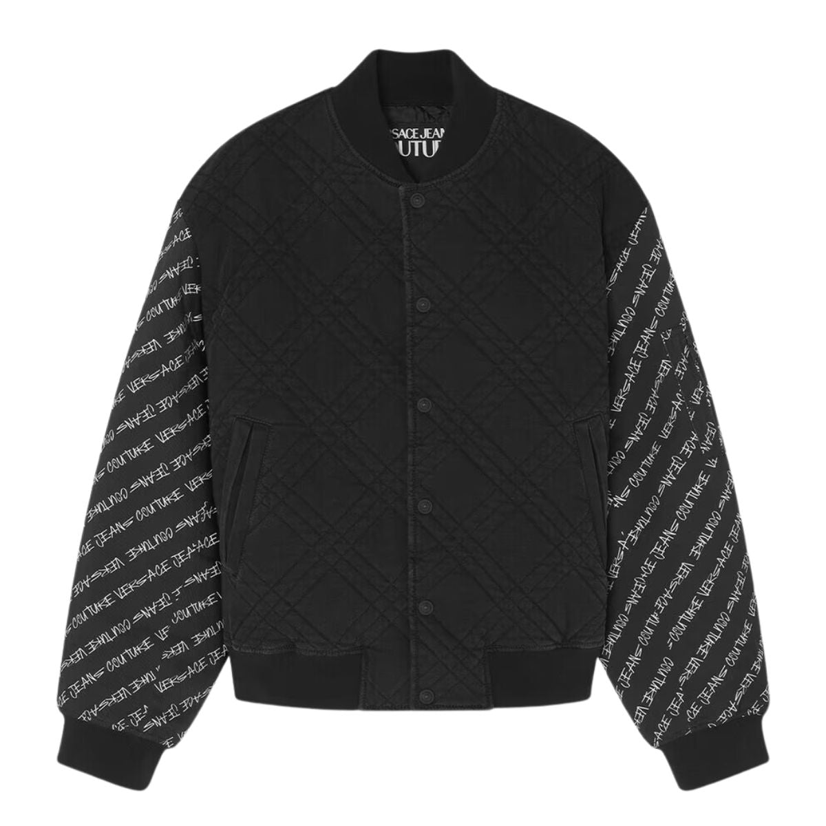 Versace Jeans Couture Giubbino 75GAS46M DH000 - SanShopLuxury - 2023, 46, 50, 52, Abbigliamento, Autunno/Inverno, College, FW23, Giubbino, Nero, Outlet, Uomo, Versace Jeans Couture