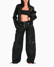 Casablanca Pantalone WAW25TR366/01 - SanShopLuxury - 2025, Abbigliamento, Autunno/Inverno, Casablanca, Donna, FW25, Idoneo, Nero, New, Pantalone, S, Ultimo, XS