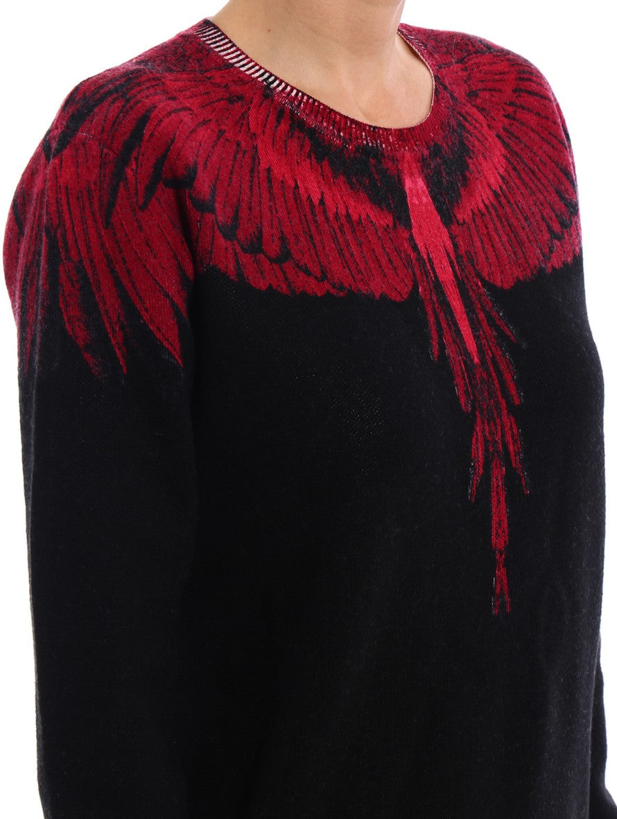 Marcelo Burlon Maglieria CWHA022E17520002 1088 - SanShopLuxury - -70%, 2017, Abbigliamento, Autunno/Inverno, Donna, FW17, Maglieria, Marcelo Burlon, Nero, Outlet, Ultimo, XS