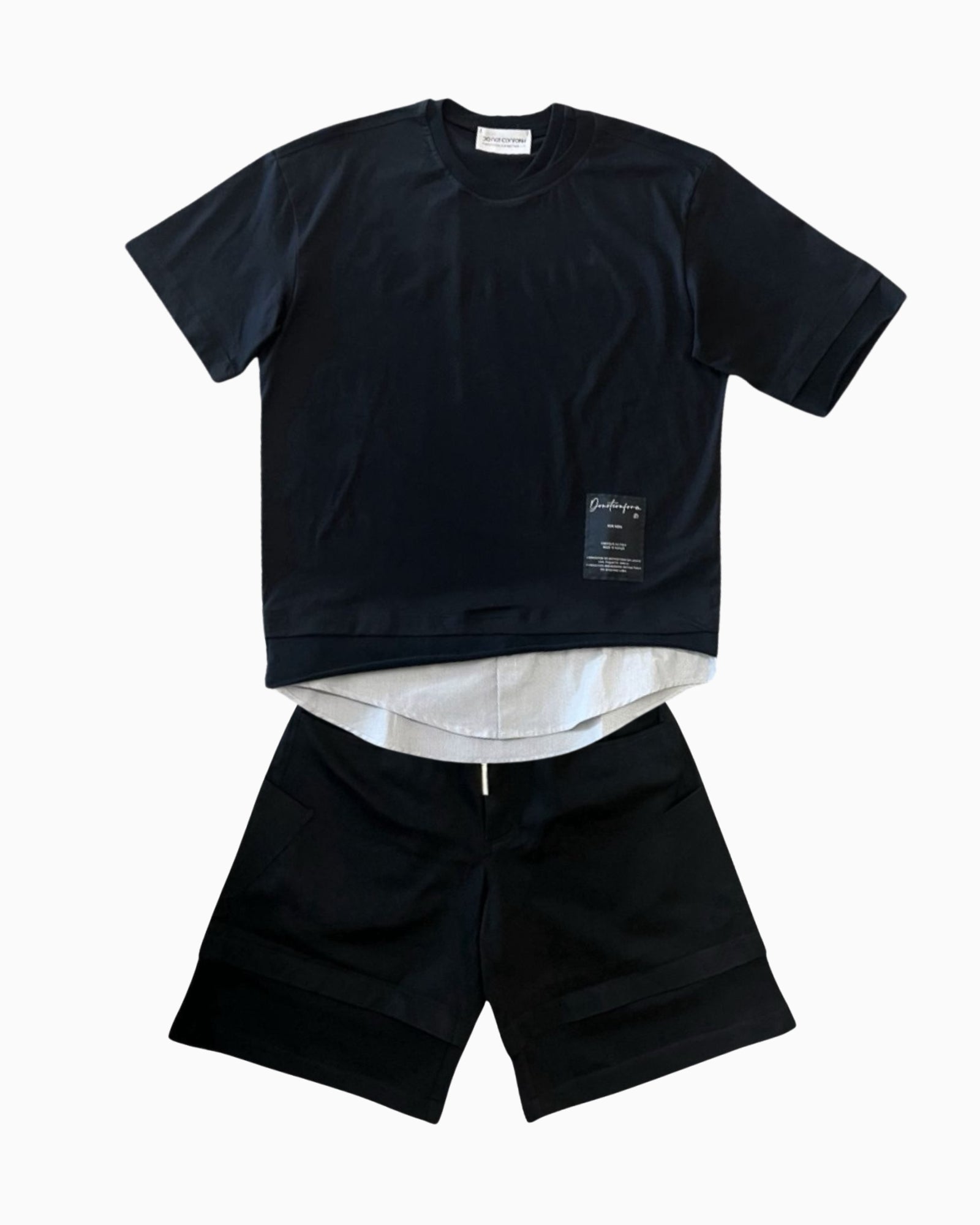 Donotconform Coordinato SS25-COORD5042-N - SanShopLuxury - 2025, Abbigliamento, Coordinato, Donotconform, Idoneo, L, M, Nero, New, Primavera/Estate, S, SS25, Ultimo, Uomo, XL