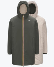 K-Way Giubbino K6128WW ASB - SanShopLuxury - Abbigliamento, Autunno/Inverno, Carry Over, Giubbino, Idoneo, K-Way, L, M, Reversibile, S, Uomo, Verde-Beige, XL, XXL, XXXL