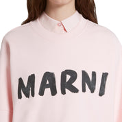 Marni Felpa FLJE0185P2/USCU88LOC13 - SanShopLuxury - 2023, 38, 42, Abbigliamento, Autunno/Inverno, Donna, Felpa, FW23, Girocollo, Marni, Outlet, Rosa